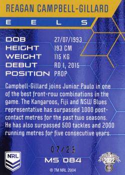 2022 NRL Elite - Mojo Sapphire #MS 084 Reagan Campbell-Gillard Back
